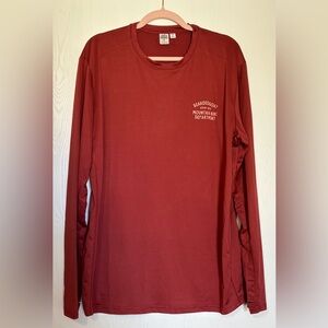 Bearded Goat Classic Maroon Long Sleeve Tee NWT